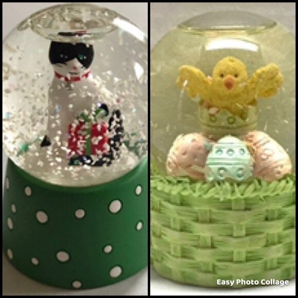 HALLMARK Water Globe Set of 2 (Bx 11) - Picture 1 of 12